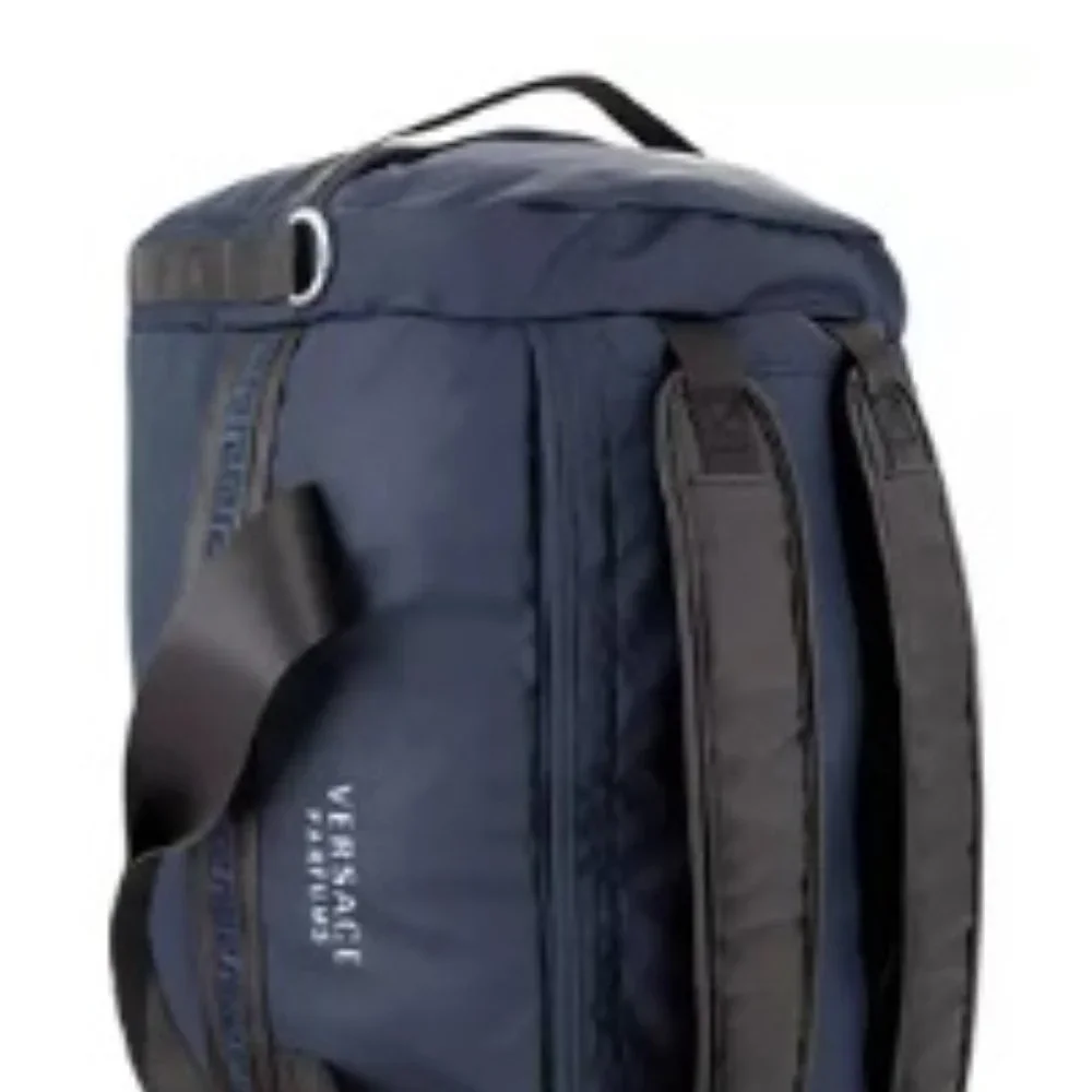 VERSACE Men Duffle Bag in Blue